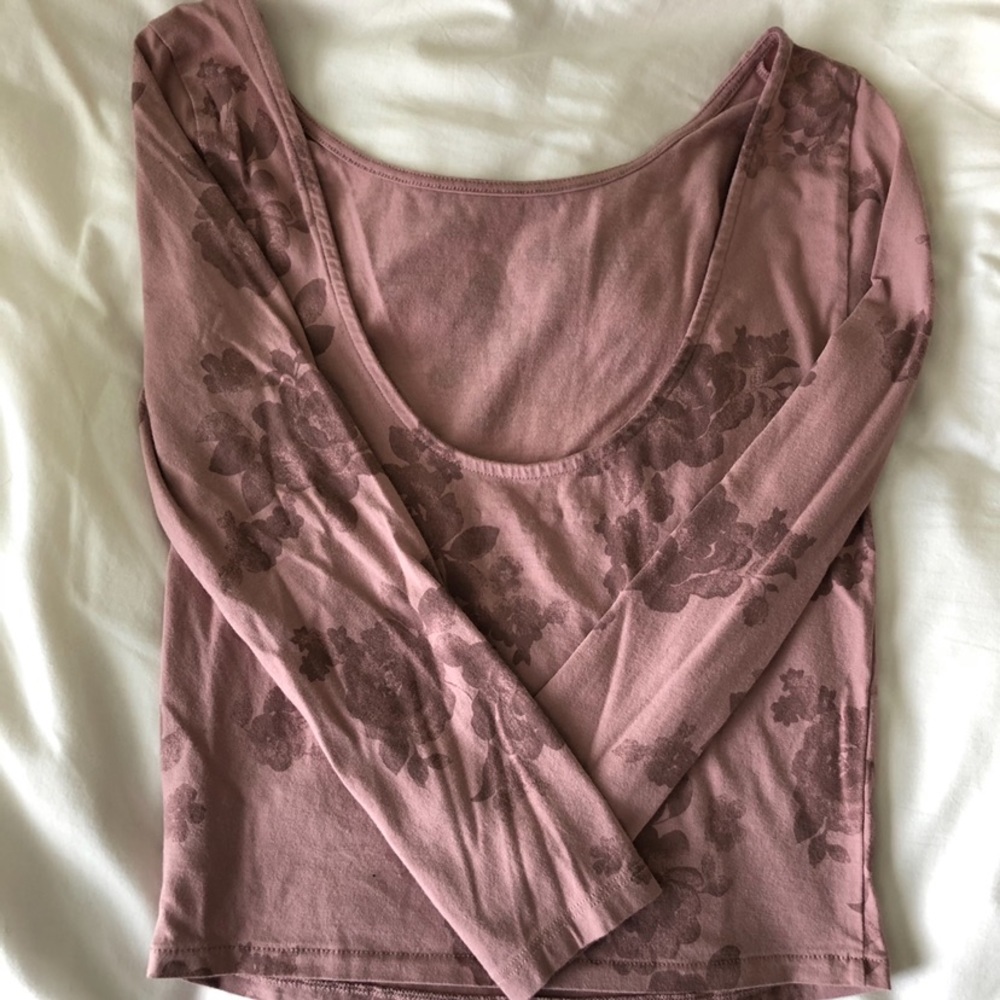 American Eagle Floral Crop Top